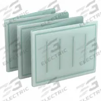 GRAINGER Link Air Filter: 16 in x 14 in x 1 in, 14 in Section Wd, 6 Sections, 2 Ply, MERV 8 (MPN 2GFF1). Key specifications — Performance Rating: MERV 8; Brand: GRAINGER; Media Material: Synthetic.