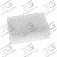 MTC BIO Well Plate: Non-Sterile, 96 Wells, 1.3 mL, 7.4 mm Dia, RNase/DNase Free, Round, Polystyrene (MPN DP13VR-9I-N). Key specifications — Brand: MTC BIO; Body Color: Colorless; RNase/DNase Free: Yes; Well Shape: Round; Material: Polystyrene.