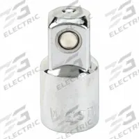 WESTWARD Socket Adapter: 1/2 in Output Drive Size, Square, 1 1/2 in Overall Lg, Chrome (MPN 53YV64). Key specifications — attr1204997: Square; attr1205006: WESTWARD; attr1204986: Chrome; attr1205002: Locking Not Included.