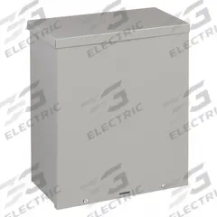 WIEGMANN Enclosure: Steel, 15 in x 12 in x 6 in, 3R, Solid Cover, Screw On, Included, Painted (MPN RSC121506). Key specifications — Brand: WIEGMANN; Closure Method: Padlock Hasp; Knockouts: Included.