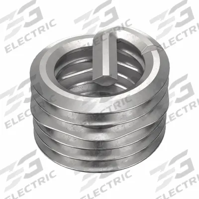HELI-COIL Helical Insert: Tanged Tang Style, Screw-Locking, 1/4"-28 Thread Size, Plain - Screw-Locking Tanged Helical Inserts