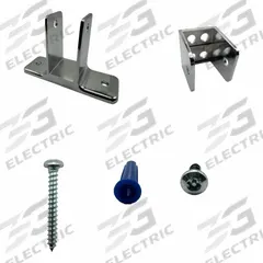 HADRIAN Intermediate Panel Kit: Chrome Zamac, Chrome-Plated (MPN 603100). Key specifications — Hardware Pieces Included: (2) 1 in Inter.Pan.Bkt-Chrme Double; Compatible Partition Material: Stainless Steel; Material: Chrome Zamac; Finish: Chrome-Plated; Component Type: Intermediate Panel Kit; Brand: HADRIAN.