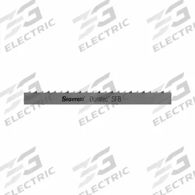 STARRETT Band Saw Blade: Carbon Steel, Duratec(TM) SFB, Non-Ferrous Metal/Wood, 9 ft 8 in - Low-Alloy Steel- & Nonferrous Metal-Cutting Blades