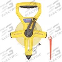 WESTWARD Long Tape Measure: Manual, 4YP86, SAE/Engineers Scale, 100 ft, 1/100 ft, Plastic, Manual. Key specifications — attr939846: 4YP86; attr939849: Fiberglass; attr939859: Nonmagnetic Single Hook; attr939850: Double-Sided; attr939855: 1/100 ft; attr940484: WESTWARD; attr985224: Plastic.