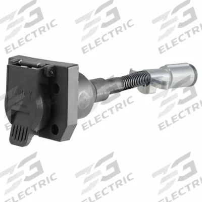 CURT Automotive Electrical Adapter: 6-Way Round, 7-Way Blade, Plastic - Fleet and Vehicle Maintenance