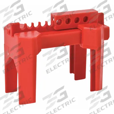 CONDOR Ball Valve Lockout: Clamp On, For Lever Handle Handle Type - Clamp-On Ball Valve Lockouts