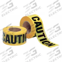 ABILITY ONE Barricade Tape: 1,000 ft Lg, 3 in Wd, Caution Legend, Polyethylene, Yellow Color (MPN 9905-01-613-4244). Key specifications — attr981695: Caution; attr981696: Black; attr377522: ABILITY ONE.