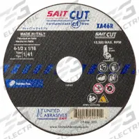 SAIT Abrasive Cut-Off Wheel: Type 1, 7" x 1/16" x 7/8", Aluminum Oxide, 46 Grit, XA46R (MPN 24254). Key specifications — Series: XA46R; Brand: UNITED ABRASIVES-SAIT.