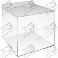 BRADY Eyewear Dispenser: 4 in Opening Dia, 1 Compartments, 25 Eyewear, 10 in Overall Wd, Wall, Clear (MPN DPE). Key specifications — Color: Clear; Material: Acrylic.