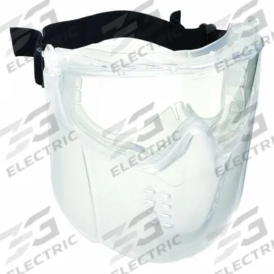 MSA Safety Goggles: Clear Lens Color, Anti-Fog/Scratch-Resistant, Indirect - Face-Mask Safety Goggles