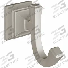AMERICAN STANDARD Robe Hook: 3 5/8 in x 2 1/4 in x 4 1/8 in, Metal, Brushed (MPN 7455210.295). Key specifications — Brand: AMERICAN STANDARD; Material: Metal.