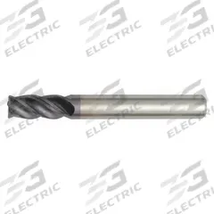 WIDIA HANITA Corner Radius End Mill: Carbide, TiAlN Coated, 4 Flute, 1/4" Mill Dia, 1-1/4" LOC (MPN TF4V1507002A)