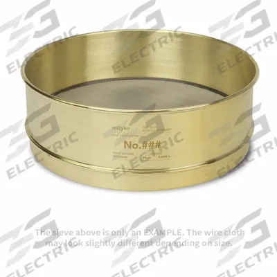 ADVANTECH Standard Stainless Steel Cloth Test Sieve: Stainless Steel, 12 in Outside Dia - Standard Stainless Steel Cloth Test Sieves