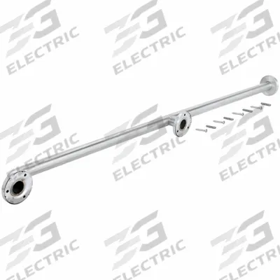 APPROVED VENDOR Wall Grab Bar: Straight, 48 in Lg, 1 1/4 in Dia, Stainless Steel - Bathroom Partition Grab Bars