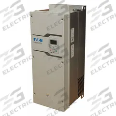 EATON Variable Frequency Drive: In Phase Three, Out Phase Three, 75 hp, 105 A Output Current - Max (MPN DG1-34105FN-C21C). Key specifications — Style: Industrial High Performance; Color: White; Output Phase: Three.