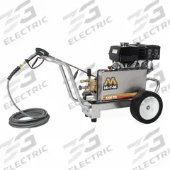 MI-T-M Gas-Powered Pressure Washer: Heavy Duty, Cart, 4,200 psi, 3.4 gpm, Usable Per Week 20 hr (MPN GBA-4200-0DAH). Key specifications — attr1034381: Honda; attr1037666: MI-T-M.
