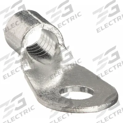 PANDUIT Ring Terminal: Bare, #10 Stud Size, 6 AWG to 6 AWG Wire Sizes - Non-Insulated Ring Terminals