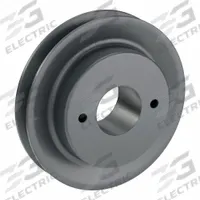 APPROVED VENDOR V-Belt Pulley: AK51, 1 Groove, 4.95 in OD, Bushed Bore, H/QT, Cast Iron (MPN AK51H). Key specifications — Pulley Industry Number: AK51; Pitch Diameter: 4.36 in (3L); For Belt Section (broad, with similar types): 3L.