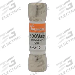 BUSSMANN Fuse: FNQ Series, Midget, Time-Delay, 14 A, 500 V AC, 13/32 in x 1 1/2 in, Non-Indicating (MPN FNQ-14). Key specifications — Series: FNQ; Brand: BUSSMANN.