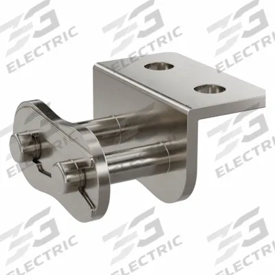 TSUBAKI Attachment Link: For Nickel-Plated Steel Roller Chains, A-2, 50, Single Strand - Attachment Links for ANSI Standard Chains