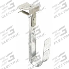 NVENT CADDY J-Hook Clamp: Hammer-On with Locking Latch, 3/4 in Max. Bundle Dia., Galvanized Steel (MPN CAT1224SM). Key specifications — Material: Galvanized Steel; Includes Locking Latch: Yes; Color: Silver; Brand: NVENT CADDY; Mounting Location: Beam; Mounting & Attachment (subhead): Hammer-On with Locking Latch.