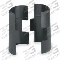 METRO Plastic Split Sleeves: 1 1/4 in x 1 1/4 in x 1 3/4 in, Super Erecta Shelving, Split, Plastic (MPN 9985). Key specifications — Manufacturer Part Number: 9985; Material: Plastic; Compatible Product Type: Super Erecta Shelving; Brand: METRO; Sleeve Type: Split; Color: Black.