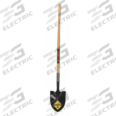 SEYMOUR MIDWEST STRUCTRON Turn Step Shovel,14 Round pt.,48" Handle: 14 ga. Steel Blade - Round Point Shovels