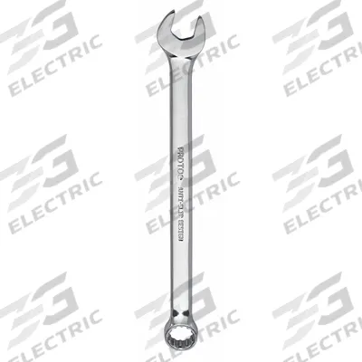PROTO Combination Wrench: Alloy Steel, Chrome, 7/8 in Head Size, 12 1/2 in Overall Lg - SAE Spline Combination Wrenches