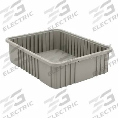 INSTOCK Drawer Tote: 17 in x 22 in x 8 in, Plastic - Hanging Bins for Wire Shelving