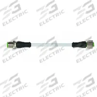 Cordset: M12 Male Straight X M12 Female Straight, 4 Pins, Gray, PUR, 0.6 m Cable Lg (MPN 7000-40021-2340060). Key specifications — Cable Jacket Color: Gray; End 1 Gender: Male; End 1 Mounting Orientation: Straight; End 2 Gender: Female; End 2 Mounting Orientation: Straight; End 2 Connection Type: M12; IP Rating: IP67; Brand: MURRELEKTRONIK.