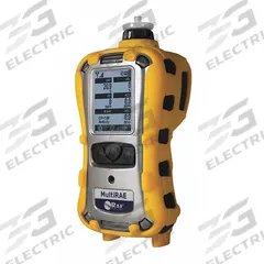HONEYWELL Multi-Gas Detector: HONEYWELL RAE Systems Multi-RAE Lite, Lithium Ion, CO/H2S/O2, LCD (MPN MAB3-A2C112E-42M). Key specifications — Gas Detected: Hydrogen Sulfide; Housing Color: Black; Battery Chemistry: Lithium Ion; Communication Protocol: Wireless Mesh.
