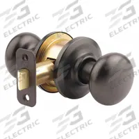 YALE Door Lockset: Stainless Steel (MPN D3206G01). Key specifications — Lockset Style: Cambridge Knob.