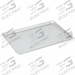 CHICAGO METALLIC Sheet Pan: Sheet Pan Pan, Full Sheet Pan Size, Aluminized Steel, Glazed, Solid (MPN 41555). Key specifications — Bead Closure: Closed Bead; Coating: Glazed; Pan Style: Sheet Pan; Perforation: Solid; Brand: CHICAGO METALLIC; Color: Silver; Material: Aluminized Steel; NSF Certified: No.
