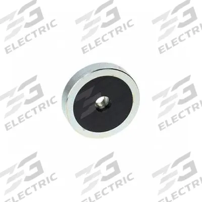 ELESA Magnet: Neodymium, 10 mm Outside Dia, 3 mm Tap Size, 4.5 mm Thick, Cup Magnet - Cup Rare Earth Magnets