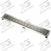 ZURN Trench Drain: 32 in Overall Lg, 5 1/4 in Overall Wd, 4 1/2 in Overall Dp, Stainless Steel, A (MPN ZS880-32). Key specifications — Grate Material: Stainless Steel; Outlet Location: Bottom; Outlet Connection Type: No Hub; Brand: ZURN; Trench Material: Stainless Steel; Product Type: Trench Drains.