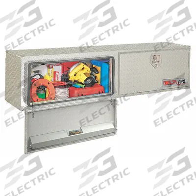 CRESCENT JOBOX Topside Truck Box: Topside Truck Box, Double Drop-Down Doors Lid - Double Drop-Down Door Topside Boxes