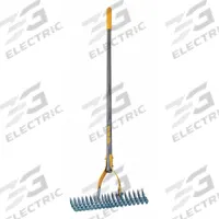 TRUE TEMPER Thatch Rake: Steel, Wood Handle, Straight Handle Type, 54 in Handle Lg (MPN 29140GR). Key specifications — Tine Material: Steel.