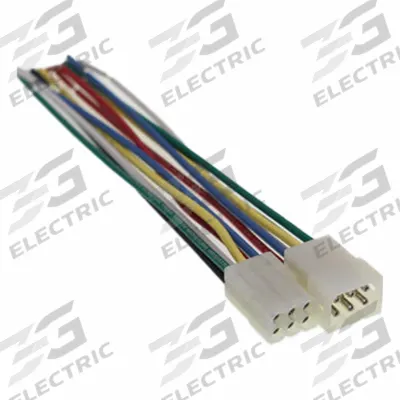 SPEED WIRING PRODUCTS Connector: Molex, .093, 6 Poles, 6 in Wire Lead Lg, 7 A - Industrial & Commercial Low-Power & Signal Connector Assemblies
