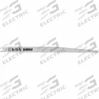 DEWALT Reciprocating Saw Blade: 6 Teeth per Inch, 1 7/8 in Blade Lg, 0.05 in Blade Thick, Bi-Metal (MPN DWAR516P). Key specifications — attr1109198: 6; attr1109200: Rigid for Straight Cuts; attr1109201: Tapered; attr1109209: DEWALT.