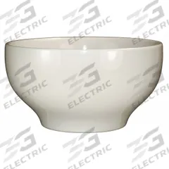 ITI Salad/Pasta Bowl: Roma, 40 oz Capacity, 7 in Dia, Stoneware, American White (MPN RO-44). Key specifications — Brand: ITI; Color: American White; Material: Stoneware; Product Type: Footed Bowl.