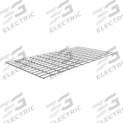 NASHVILLE WIRE Decking: 48 in x 24 in, 500 lb Load Capacity, Steel, 5 ga Decking, Gray - Wire Decking for Boltless Shelving
