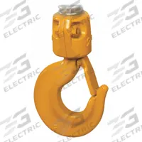 HARRINGTON Bottom Hook Assembly: Electric Chain Hoists, 250 lb Compatible Load Capacity, ER2/NER2 (MPN ER2BH1011). Key specifications — Compatible Hoist Type: Electric Chain Hoists; Product Type: Bottom Hook Assembly; Compatible Series: NER2; Manufacturer Part Number: ER2BH1011; Included Components: Safety Latch.
