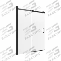 FOREMOST Tub and Shower Door: 58 7/8 in Min. Door Wd, 60 in Max. Door Wd, 60 in Overall Ht (MPN LGRLSC6060-CL-MB). Key specifications — Brand: FOREMOST; Door Frame Finish: Matte Black.