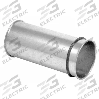 NORDFAB Quick-Fit Sleeve: Steel, For 18 in Duct Dia, 10 7/8 in Overall Lg, 18 in Inlet Dia - Couplers