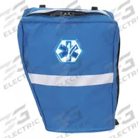 R&B FABRICATIONS Pannier Bag: 7 in L x 12 in W x 15 in H, Cordura Nylon, Blue, 0-10 in/21-30 in (MPN RB-1363-RB). Key specifications — Color: Blue; Closure Type: Zipper; Features: Clear Vinyl Pockets on the Flap for Miscellaneous Supplies; Brand: R&B FABRICATIONS.