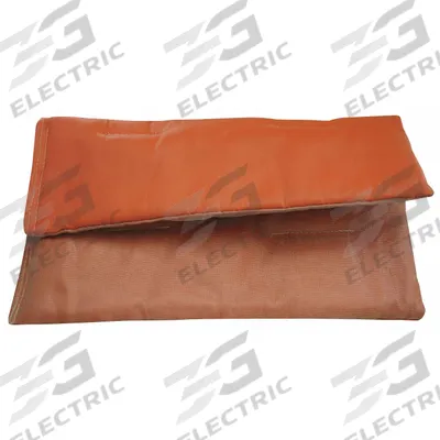 HI TEMP Welding Pad: Silicone-Coated Fiberglass, 2 1/2 ft Wd, 2 1/2 ft Lg - Stainless Steel-Reinforced Insulated Welding Pads