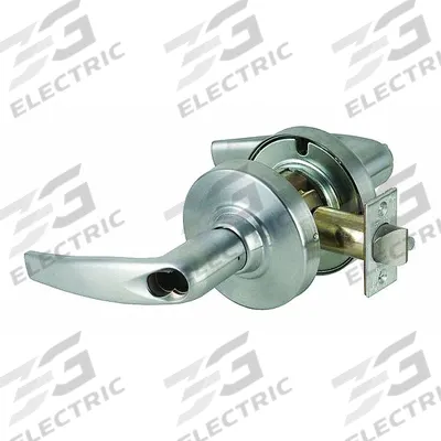 SCHLAGE Door Lockset: Storeroom Lever Locksets, Chrome - Electric Lever Locksets