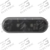 J.W. SPEAKER Dome Light: Rectangular, 12-48V DC, LED, Clear, Black, 2 1/4 in Overall Ht, ECE (MPN 412). Key specifications — Lens Color: Clear; Mount Type: Low-Profile Panel Mount; Electrical Connection: DT04-2P Connector; Housing Color: Black; Brand: J.W. SPEAKER; Operating Voltage: 12-48V DC; Mount Style: Surface.