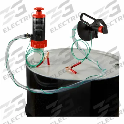 GOATTHROAT PUMPS Hand Pump: Piston Action, Pump with Hose, Nozzle & Spout - Down-Stroke Drum Pumps
