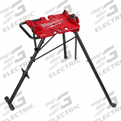 MILWAUKEE Tripod Chain Vise: Folding Tripod Leg, 0.125 in – 6 in Pipe Size Range - Portable Chain Vises